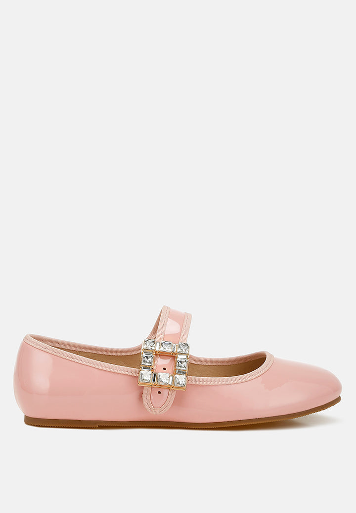 brooch mary jane sandals by rag#color_pink