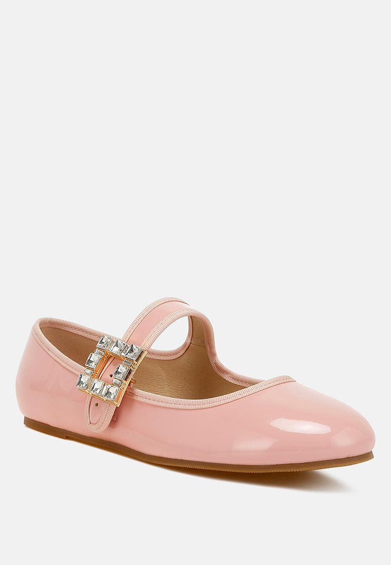 sandalias merceditas con broche destacado#color_pink