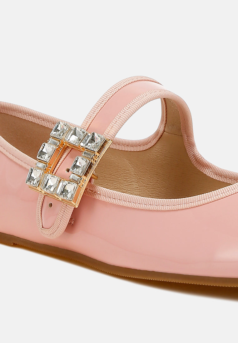 brooch mary jane sandals by rag#color_pink