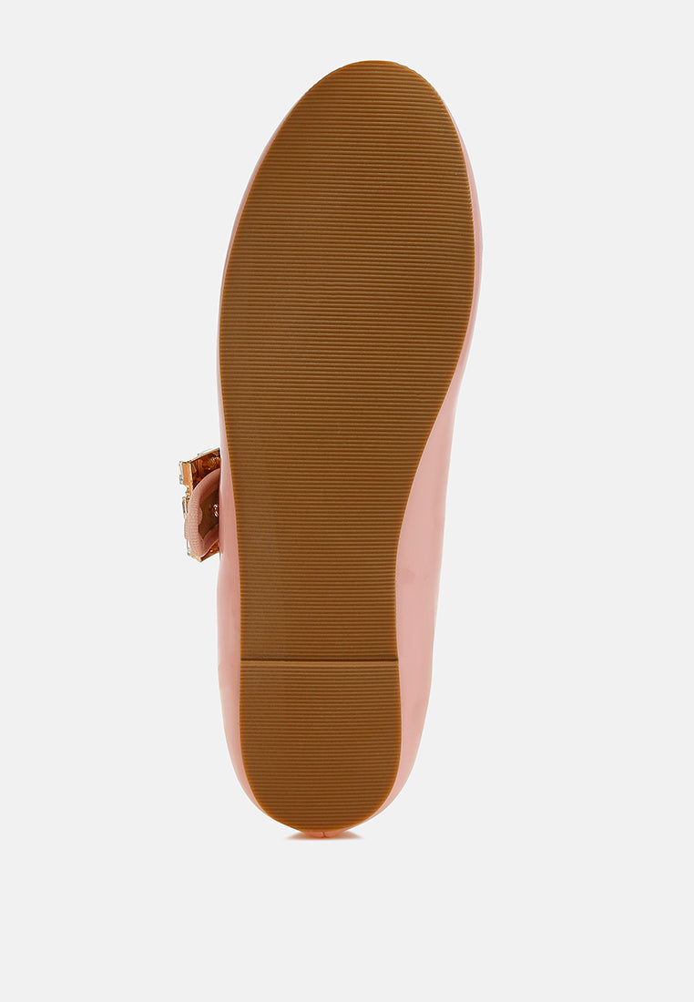 sandalias merceditas con broche destacado#color_pink