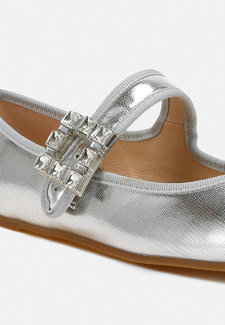 brooch mary jane sandals by rag#color_silver