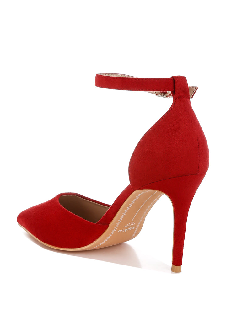 ushra microfiber stiletto sandals#color_red