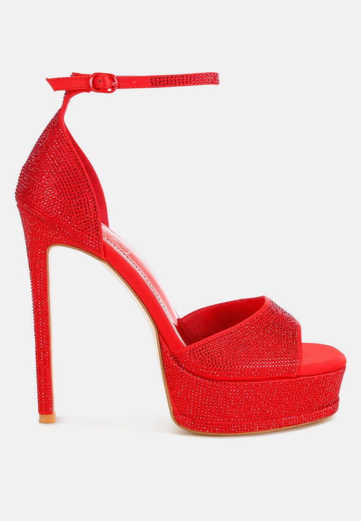 vinchin rhinestones high stiletto heel sandals by ruw#color_red