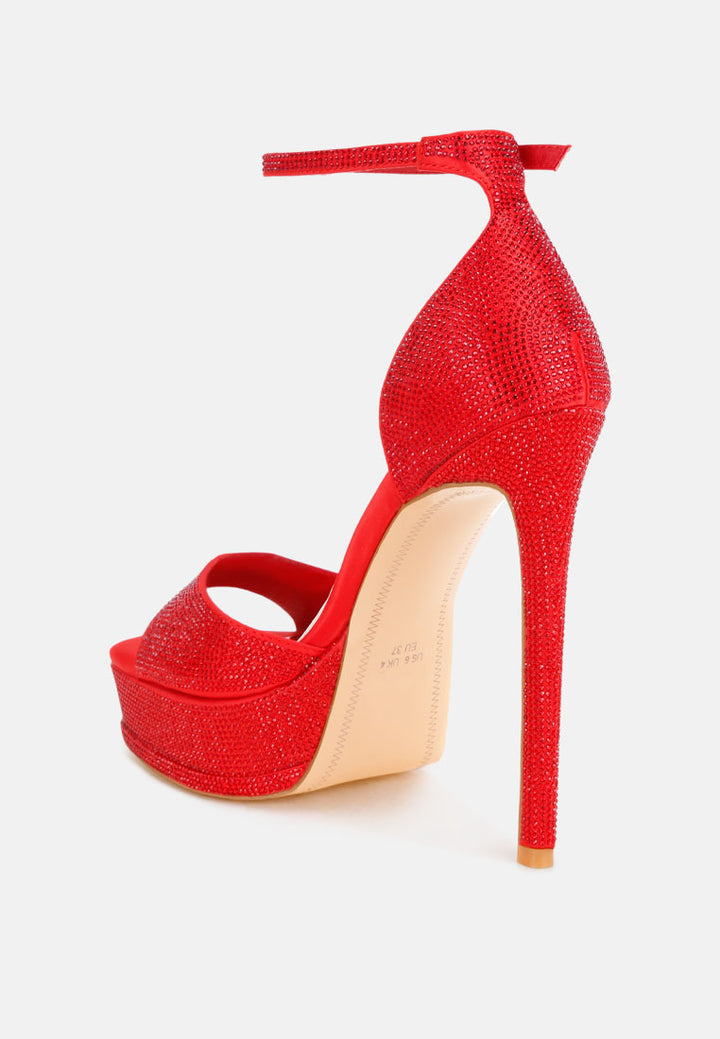 vinchin rhinestones high stiletto heel sandals by ruw#color_red