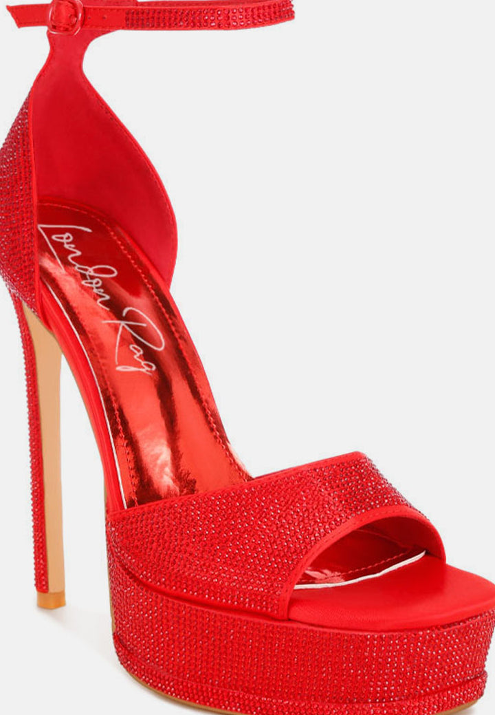 vinchin rhinestones high stiletto heel sandals by ruw#color_red