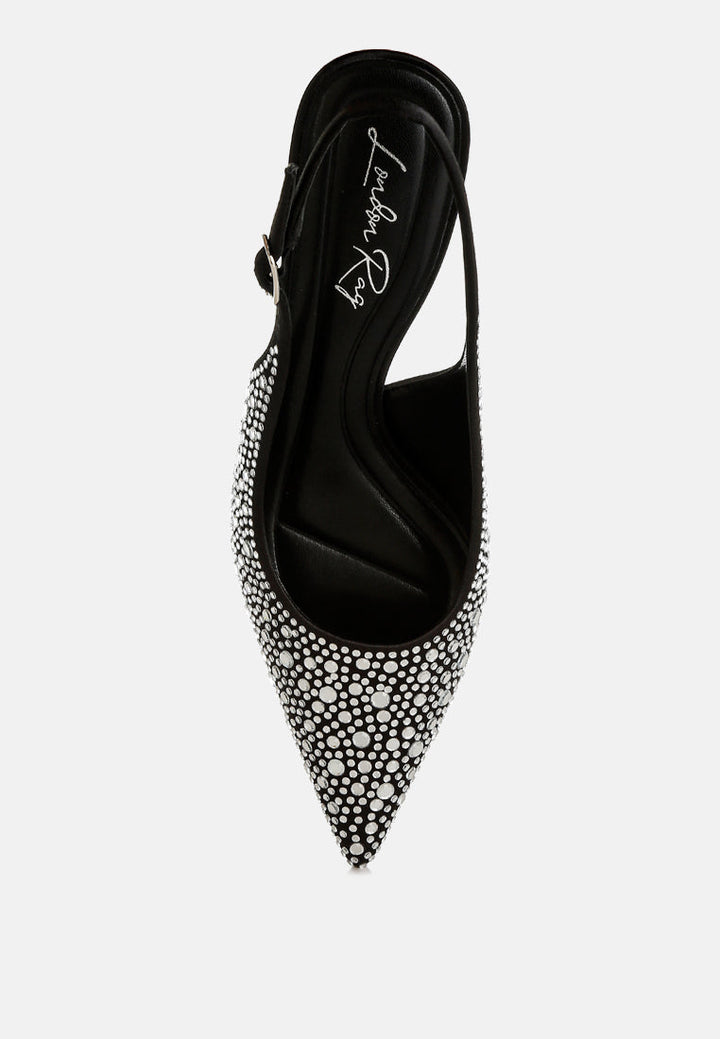 pointed toe rhinestone slingbacks by rag#color_black