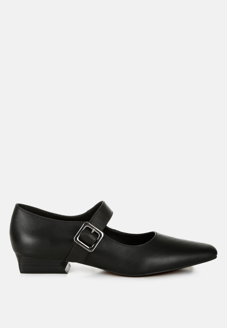 sandalias mary jane de cuero genuino vernis #color_negro