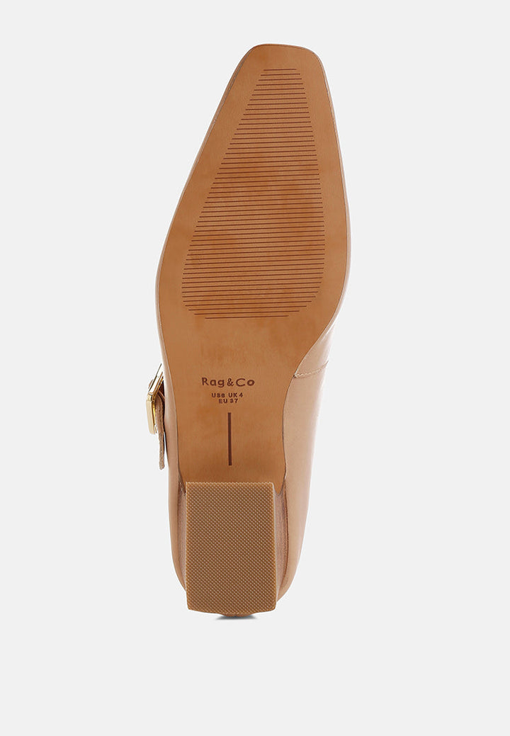 sandalias mary jane de cuero genuino vernis#color_beige