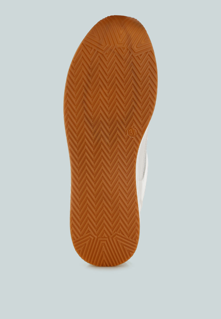 vespera faux leather & mesh sneakers#color_white