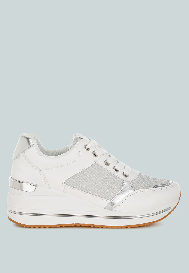 vespera faux leather & mesh sneakers#color_white