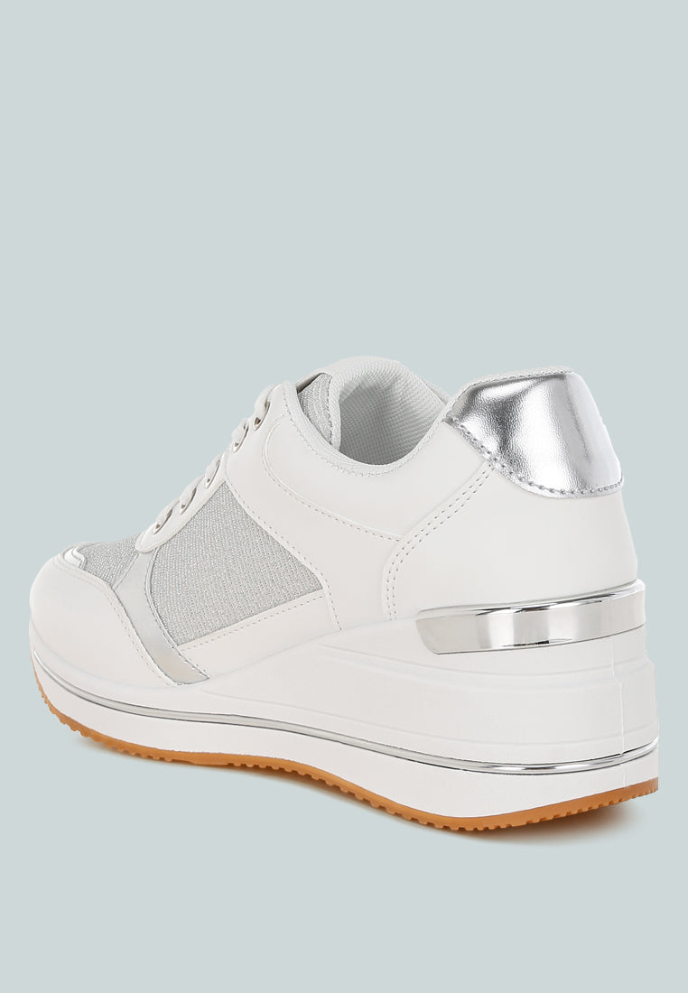 vespera faux leather & mesh sneakers#color_white