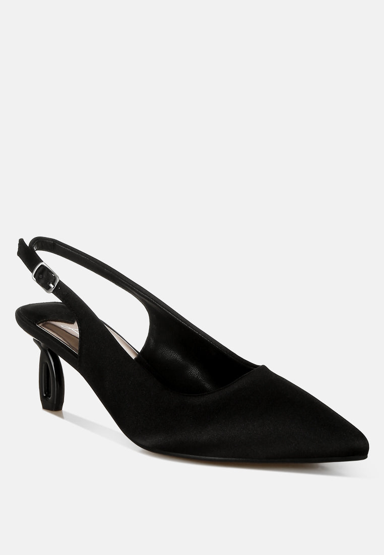 satin pointed toe slingbacks by mode#color_black