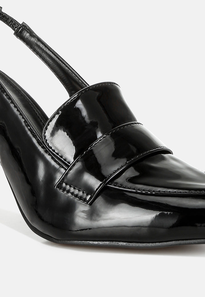 slingback loafer sandals by rag#color_black