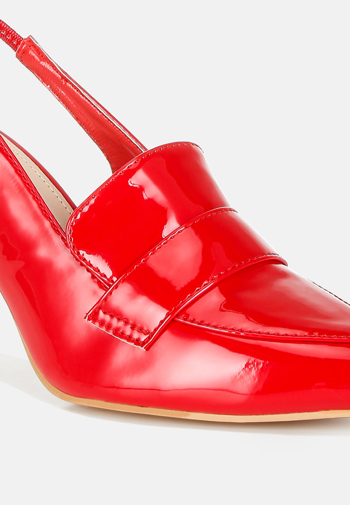 slingback loafer sandals by rag#color_red