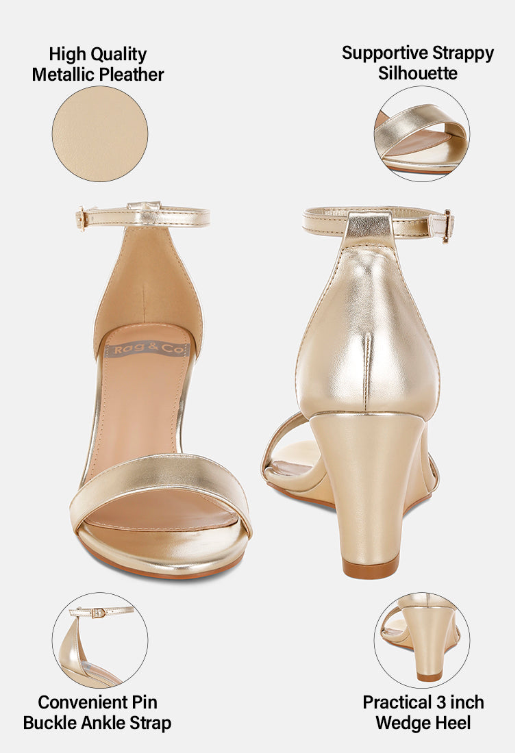 sandalias elegantes con tacón de cuña volora#color_gold