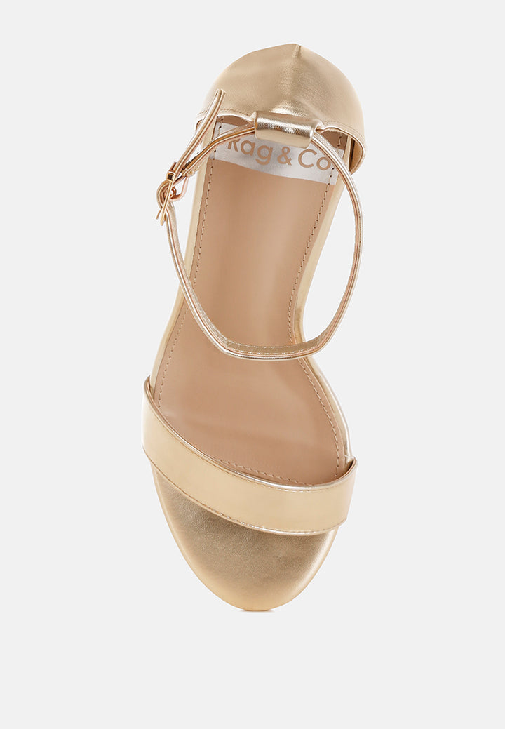 sandalias elegantes con tacón de cuña volora#color_gold
