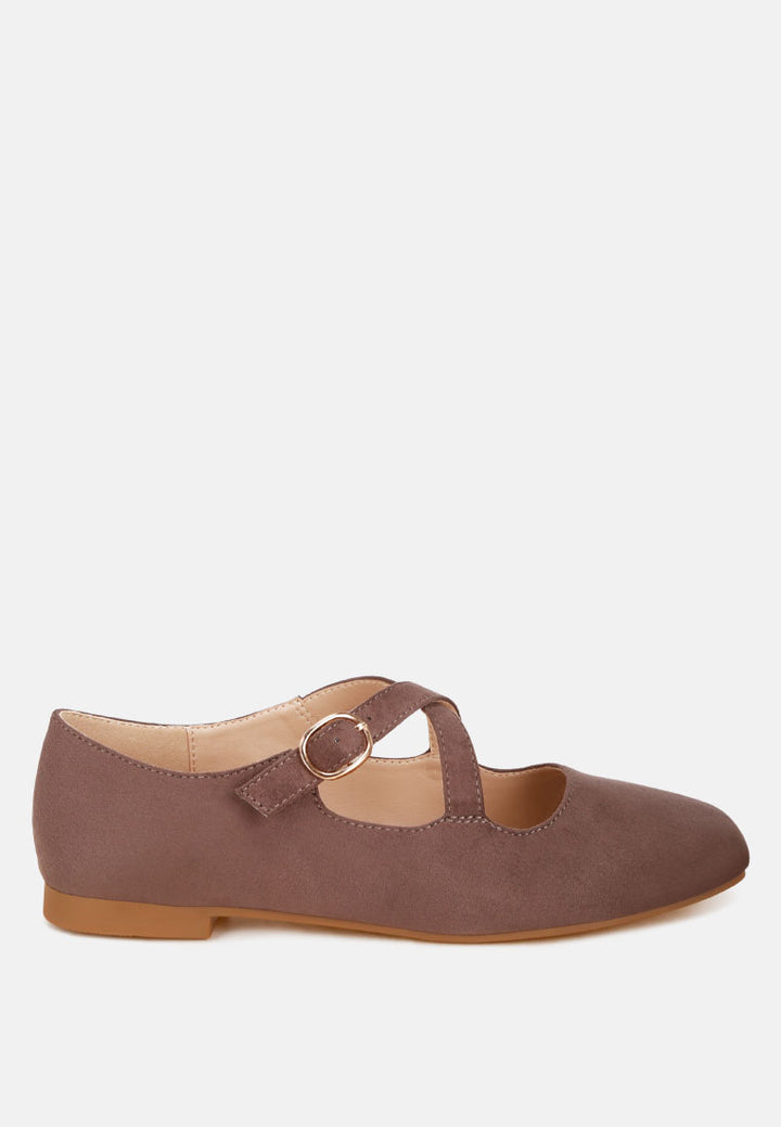 vonily criss cross straps ballet flats#color_taupe-suede