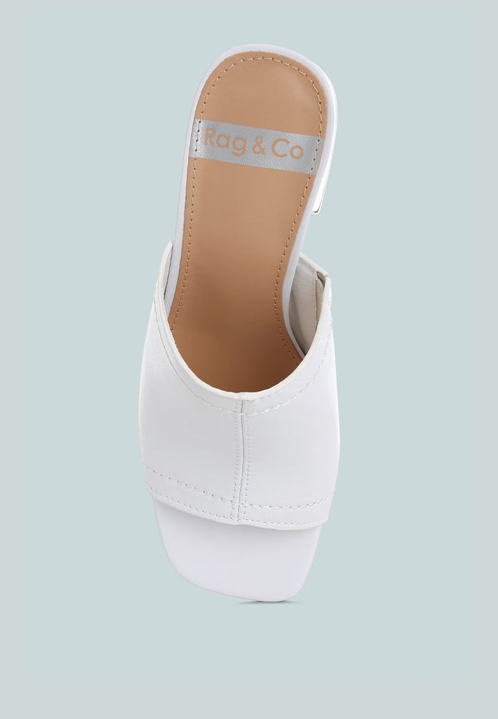 wuling slip-on soft leather heels#color_white