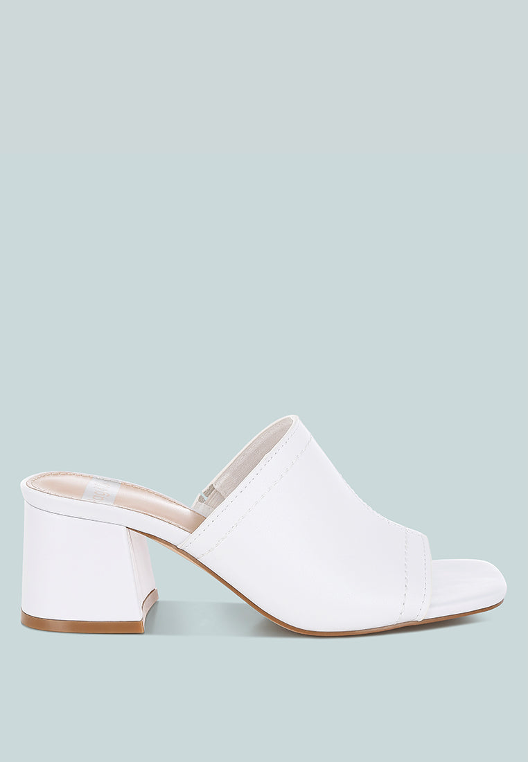 wuling slip-on soft leather heels#color_white