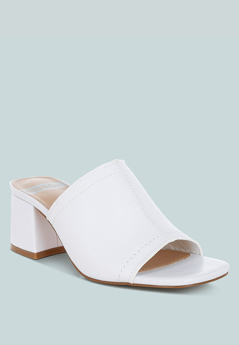 wuling slip-on soft leather heels#color_white