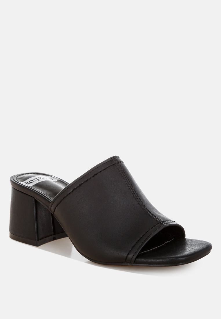 wuling slip-on soft leather heels#color_black