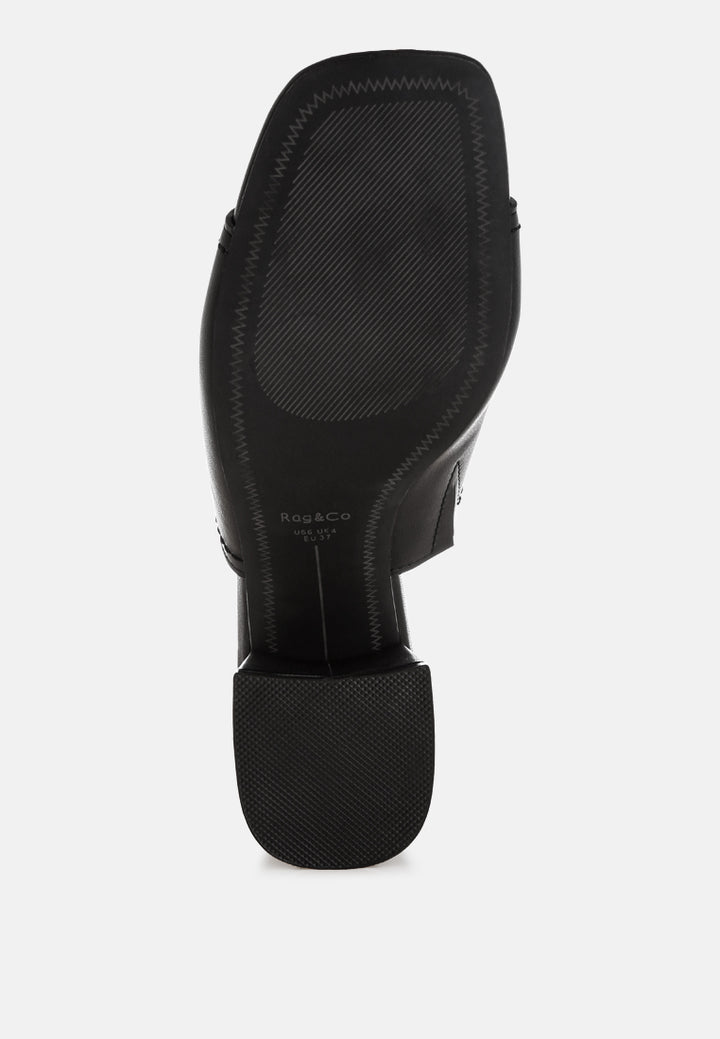 wuling slip-on soft leather heels#color_black