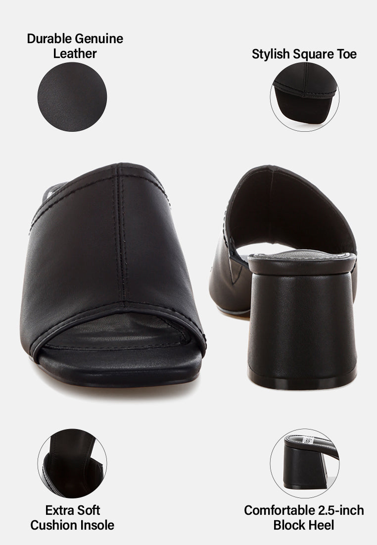 wuling slip-on soft leather heels#color_black