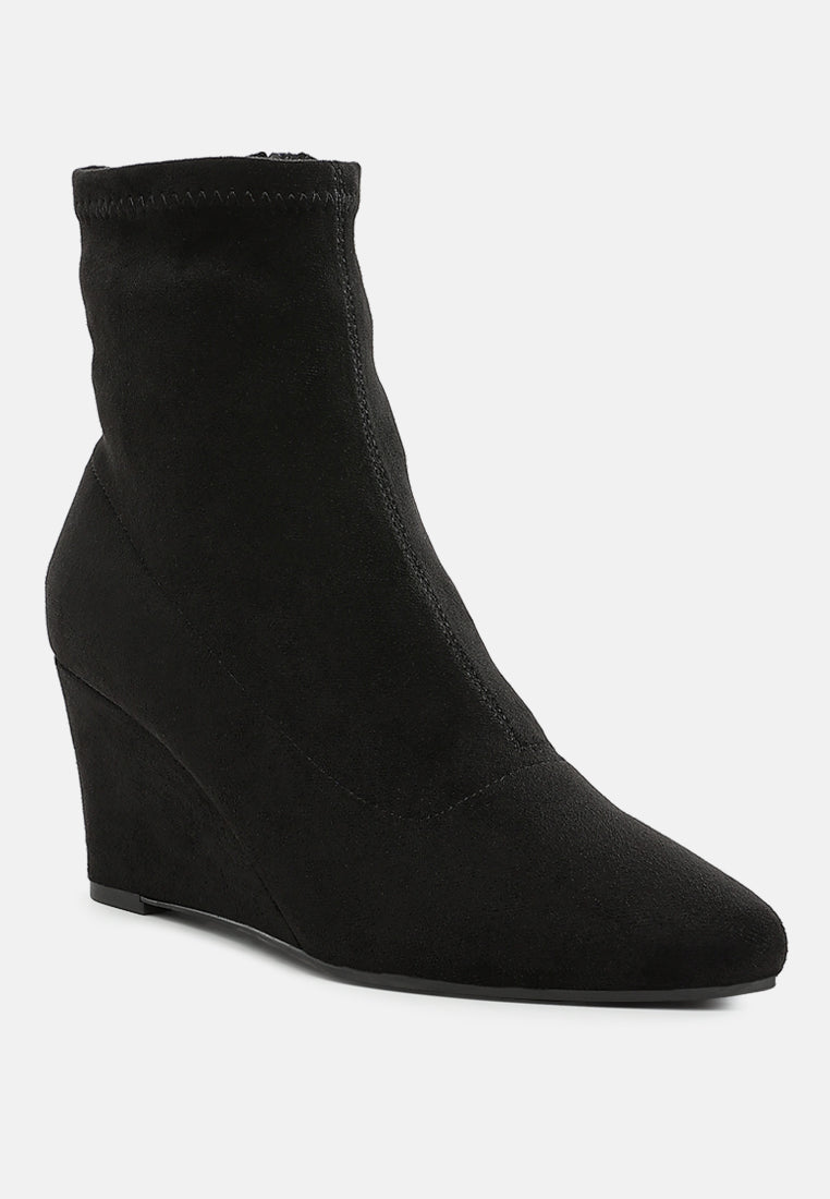 yara microfiber wedge sock boots#color_black