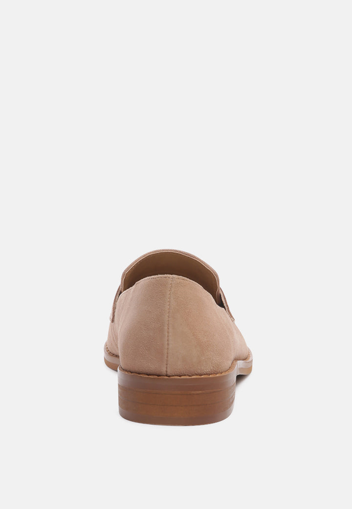 zofia suede penny loafers#color_nude