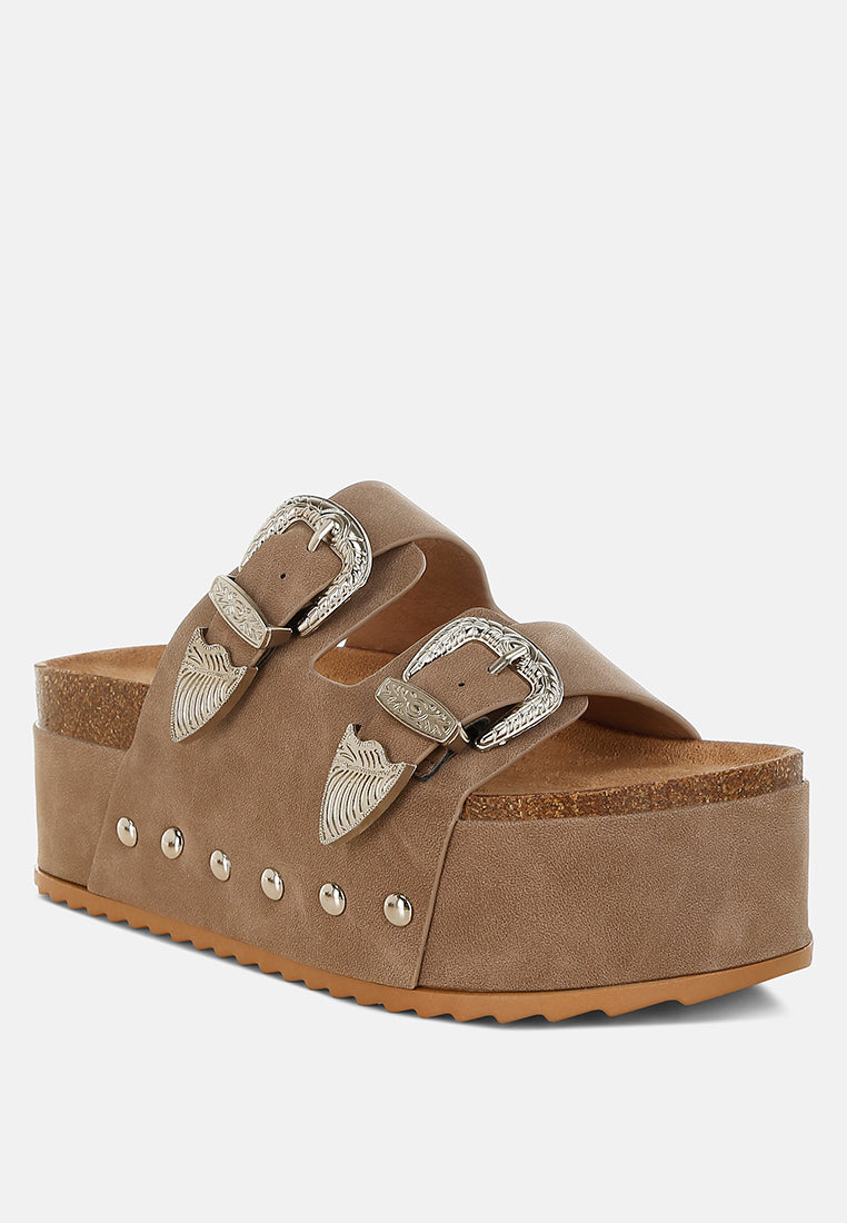 zaphod faux leather flatform slip ons#color_taupe