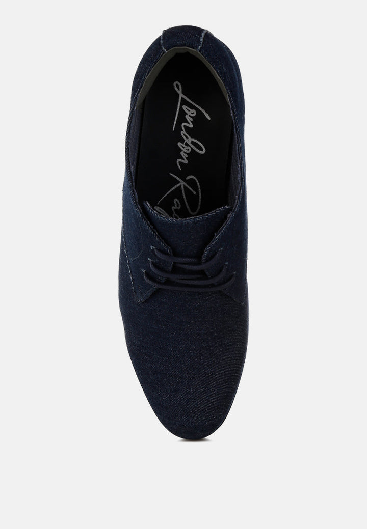 denim oxford shoes by rag#color_navy