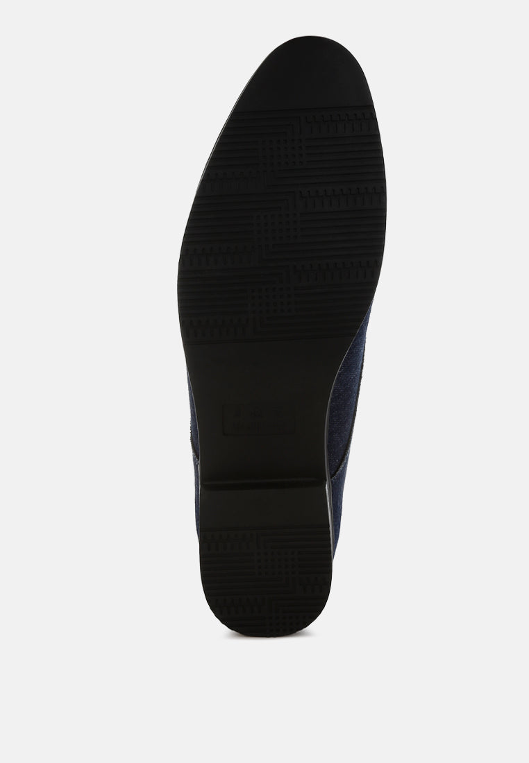 men's denim oxford shoes by mode#color_navy