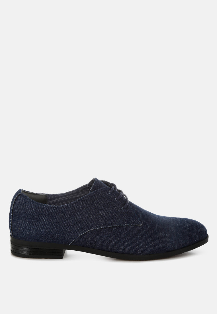 denim oxford shoes by rag#color_navy