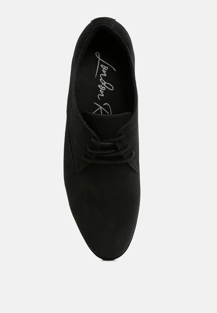 zazie classic derby shoes#color_black