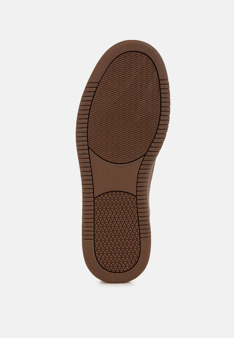 contrasting patchwork chunky sneakers by mode#color_burgundy