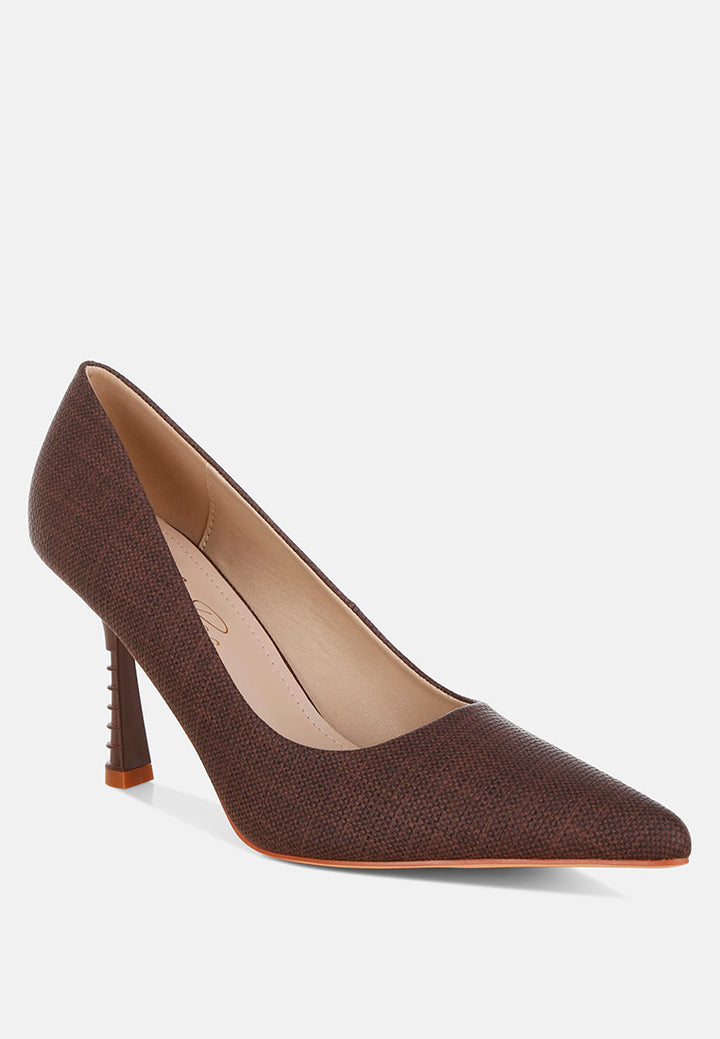 zuzana pointy toe pumps#color_brown