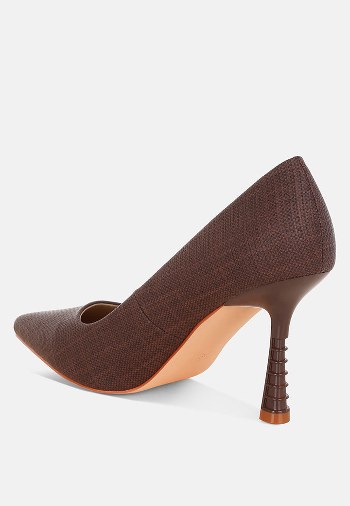 zuzana pointy toe pumps#color_brown