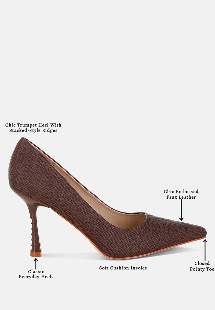 zuzana pointy toe pumps#color_brown