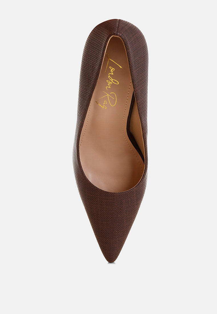 zuzana pointy toe pumps#color_brown