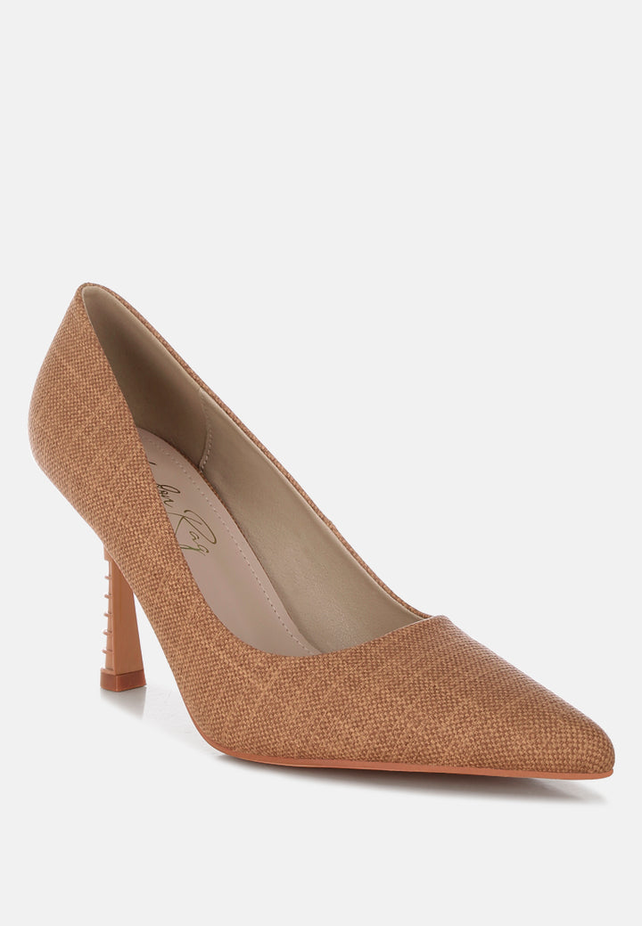 zuzana pointy toe pumps#color_tan
