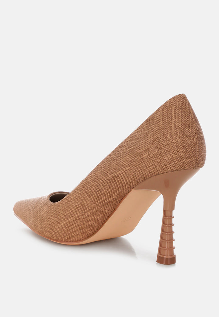 zuzana pointy toe pumps#color_tan