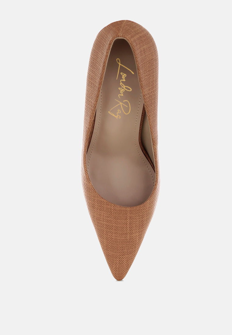 zuzana pointy toe pumps#color_tan