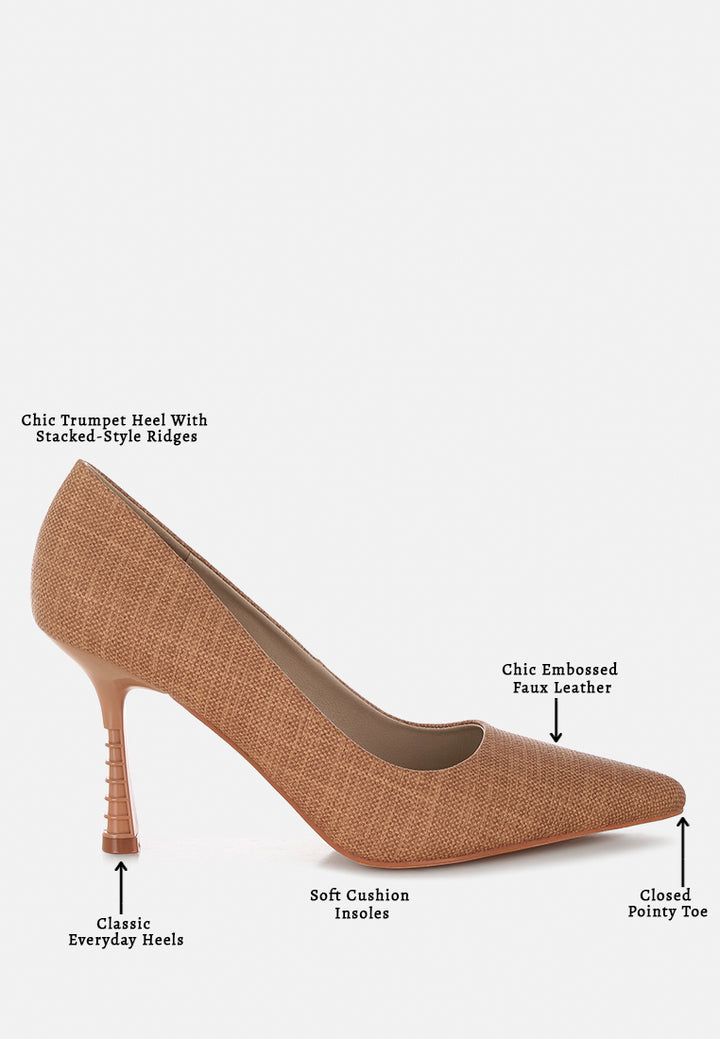 zuzana pointy toe pumps#color_tan