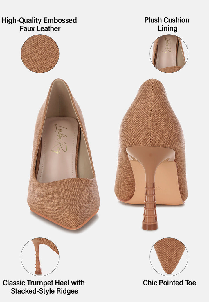 zuzana pointy toe pumps#color_tan