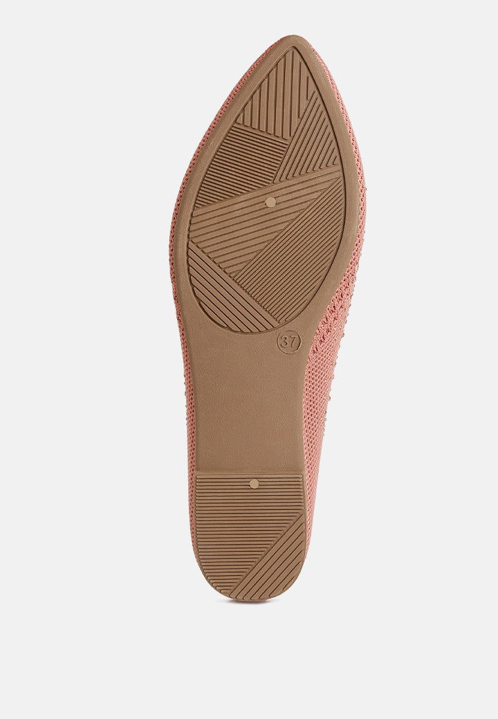 abedi rhinestone embellished pull tab loafers by ft#color_pink