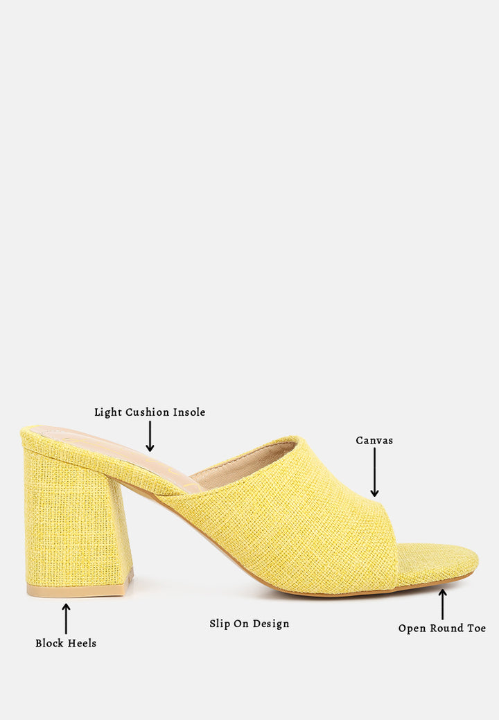 addie block heel slip on sandals by ruw#color_yellow