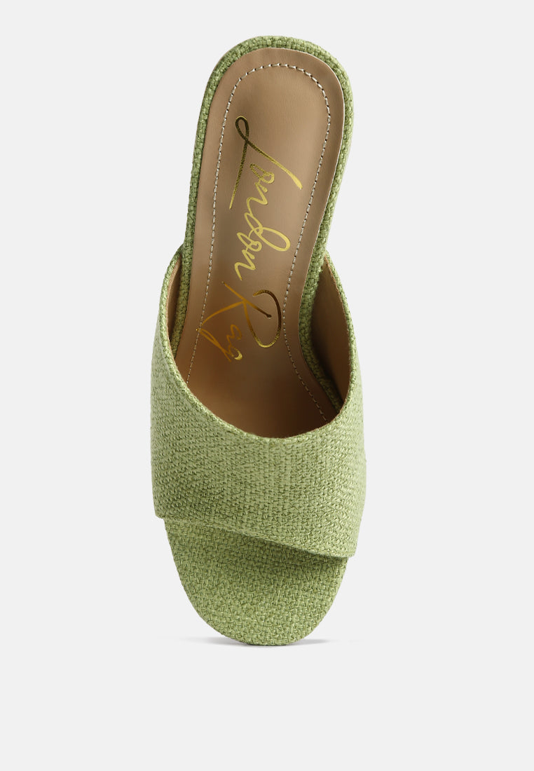 addie block heel slip on sandals#color_green