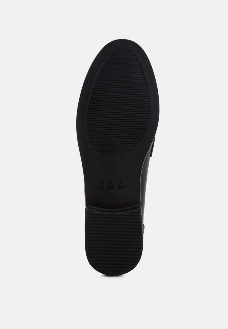 tassels detail loafers by rag#color_black