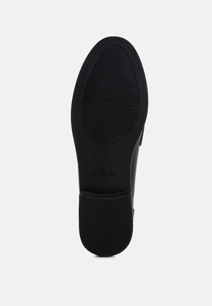 tassels detail loafers by rag#color_black