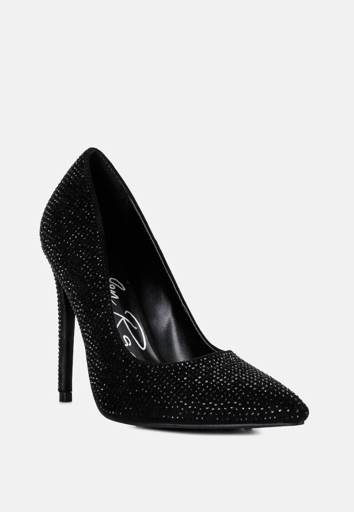 alter ego diamante set high heeled pumps#color_black